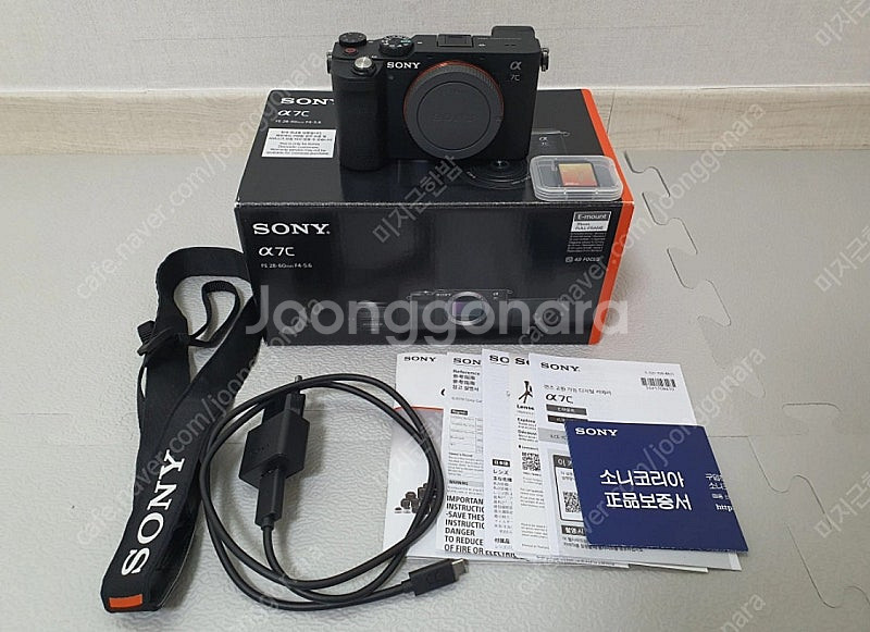 소니 a7c 블랙 바디 500컷 이하 판매합니다--0